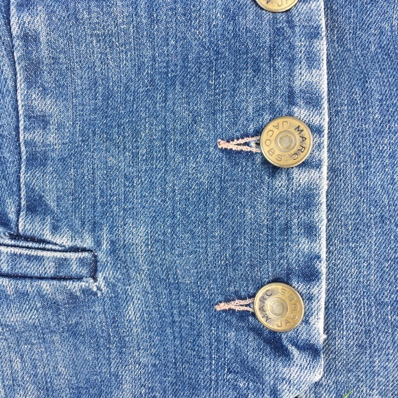 Vintage Y2K Marc Jacobs denim vest S - Picture 4 of 4